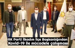 AK Parti İlkadım İlçe Başkanlığından Kovid-19...