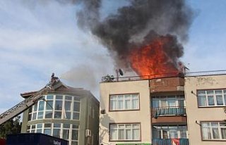 Amasya'da bir evde çıkan yangın hasara yol açtı