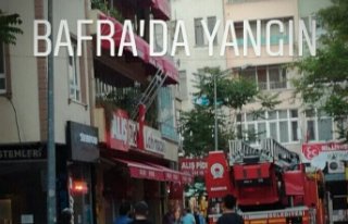 BAFRA'DA ÇIKAN YANGIN SÖNDÜRÜLDÜ