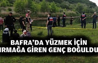 BAFRA'DA BİR KİŞİ BOĞULARAK HAYATINI KAYBETTİ