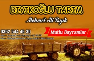 BIYIKOĞLU TARIM: RAMAZAN BAYRAMINIZ MÜBAREK OLSUN