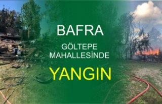GÖLTEPE MAHALLESİNDE YANGIN