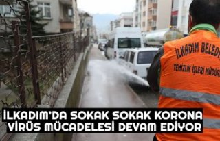 İLKADIM’DA SOKAK SOKAK KORONA VİRÜS MÜCADELESİ...