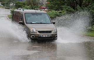 Karabük'te sağanak etkili oldu