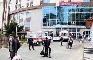 Rize'de karantina süresi dolan 193 kişi evlerine...