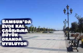 Samsun'da "Evde kal" çağrısına...
