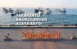 Yakakentli Balıkçılardan Ataya Saygı