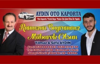 YILMAZ VE SEFA AYDIN'DAN RAMAZAN BAYRAMI MESAJI