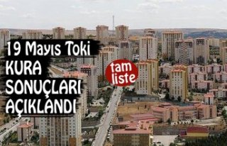 19 MAYIS TOKİ KURA SONUÇLARI AÇIKLANDI