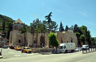 Amasya'daki 753 yıllık Gökmedrese Camisi restorasyonun...
