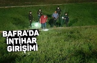 Bafra'da İntihar Girişimi