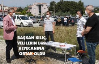 BAŞKAN KILIÇ, VELİLERİN LGS HEYECANINA ORTAK OLDU