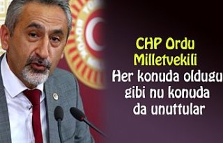 CHP Ordu Milletvekili HER KONUDA OLDUĞU GİBİ BU...