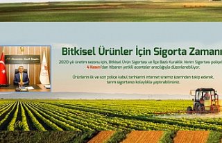 ÇİFTÇİLERE TARIM SİGORTASI UYARISI