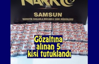Gözaltına alınan 5 kişi tutuklandı