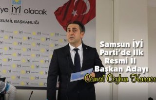 Samsun İYİ Parti’de İlk Resmi İl Başkan Adayı