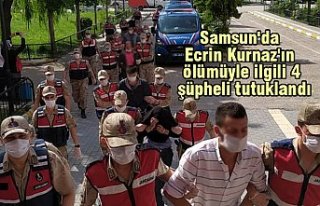 Samsun'da Ecrin Kurnaz'ın ölümüyle ilgili...