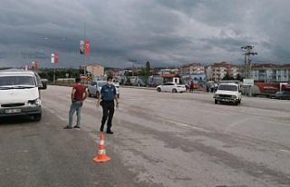 Samsun'da kamyonetin çarptığı kişi ağır yaralandı