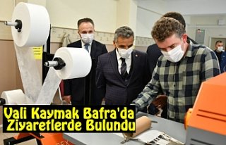 Vali Kaymak Bafra'da Ziyaretlerde Bulundu