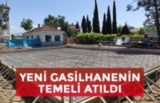 YENİ GASİLHANENİN TEMELİ ATILDI