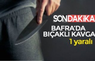 Bafra'da bıçaklı kavga: 1 yaralı