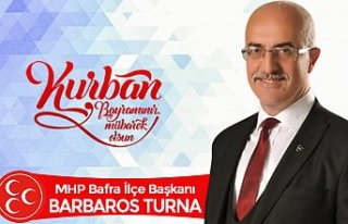 Barbaros Turna'nın Kurban Bayramı mesajı