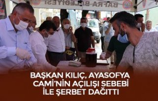BAŞKAN KILIÇ, AYASOFYA CAMİ’NİN AÇILIŞI SEBEBİ...