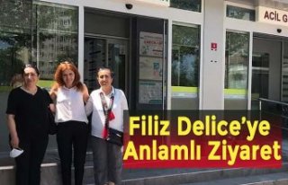 Filiz Delice’ye Anlamlı Ziyaret