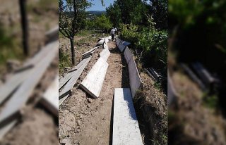 Karabük'te sulama tesisi onarım çalışmaları