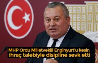 MHP Ordu Milletvekili Enginyurt'u kesin ihraç...
