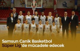 Samsun Canik Basketbol Süper Lig'de mücadele...