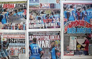Trabzon yerel basınında Galatasaray galibiyetinin...