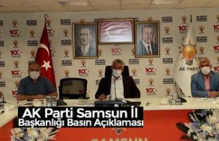 AK Parti Samsun İl Başkanlığı Basın Açıklaması