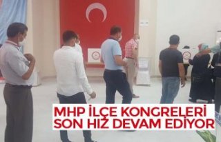 MHP İLÇE KONGRELERİ SON HIZ DEVAM EDİYOR