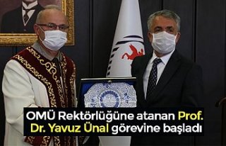 OMÜ Rektörlüğüne atanan Prof. Dr. Yavuz Ünal...