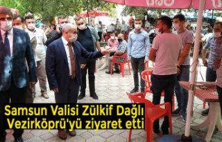 Samsun Valisi Zülkif Dağlı Vezirköprü'yü...