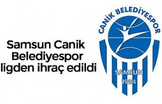 Samsun Canik Belediyespor ligden ihraç edildi