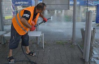 Samsun'da dezenfekte çalışmaları