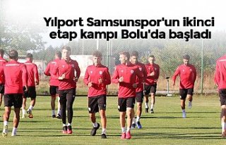 Yılport Samsunspor'un ikinci etap kampı Bolu'da...