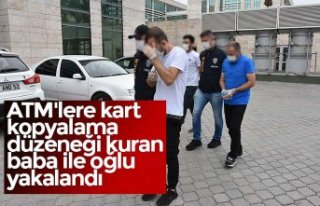 ATM'lere kart kopyalama düzeneği kuran baba...