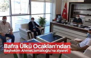 Bafra Ülkü Ocakları’ndan Başhekim Ahmet İsmailoğlu’na...