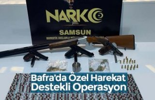 Bafra’da Özel Harekat Destekli Operasyon