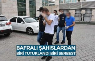 BAFRALI ŞAHISLARDAN BİRİ TUTUKLANDI BİRİ SERBEST