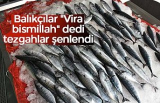 Balıkçılar "Vira bismillah" dedi tezgahlar...