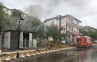 Bartın’da bir trafoda çıkan yangın söndürüldü