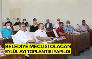 BELEDİYE MECLİSİ OLAĞAN EYLÜL AYI TOPLANTISI...