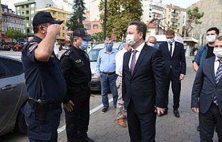 Giresun Valisi Ünlü, Görele ilçesinde ziyaretlerde...