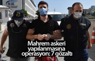 Mahrem askeri yapılanmasına operasyon: 7 gözaltı