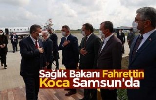 Sağlık Bakanı Fahrettin Koca Samsun'da