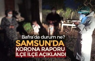 SAMSUN'DA VAKA ARTIŞ HIZININ EN YOĞUN OLDUĞU...